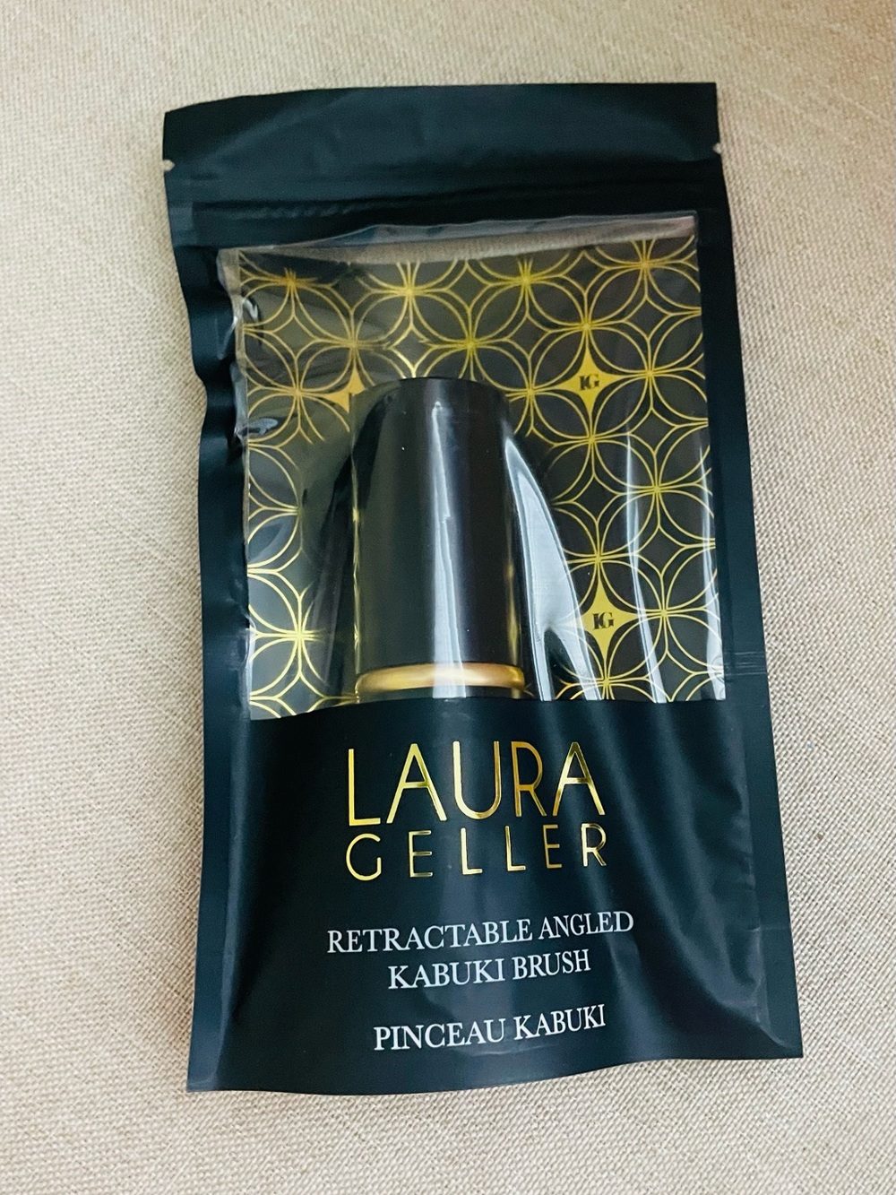 Laura Geller Retractable Angled Kabuki Brush New Sealed Makeup Brush